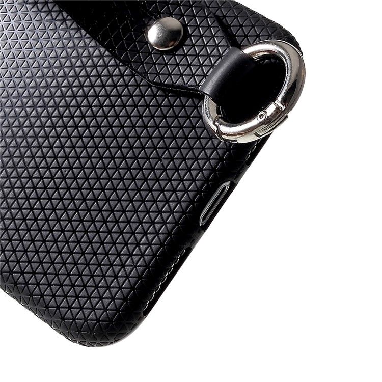 Triangle Pattern TPU Case for iPhone XS Max 6.5 inch - Black-7