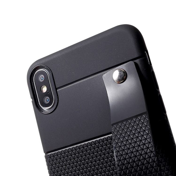 Triangle Pattern TPU Case for iPhone XS Max 6.5 inch - Black-8