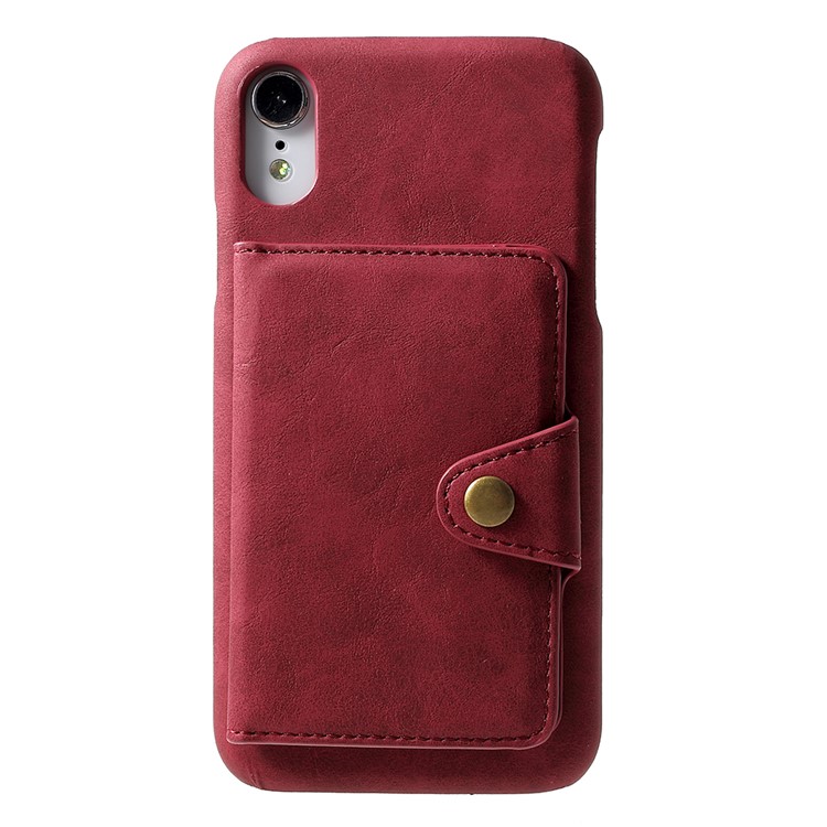 

Многофункциональная Кожаная Оболочка ПК С Клавиатурой Для Iphone XR 6,1 Дюйма С Держателем Карты - Красный, iPhone XR