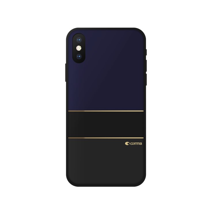

COMMA IML PC TPU Гибридная Оболочка Для Iphone XS Max 6.5 Inch - Темно-синий, iPhone XS Max 6.5 inch