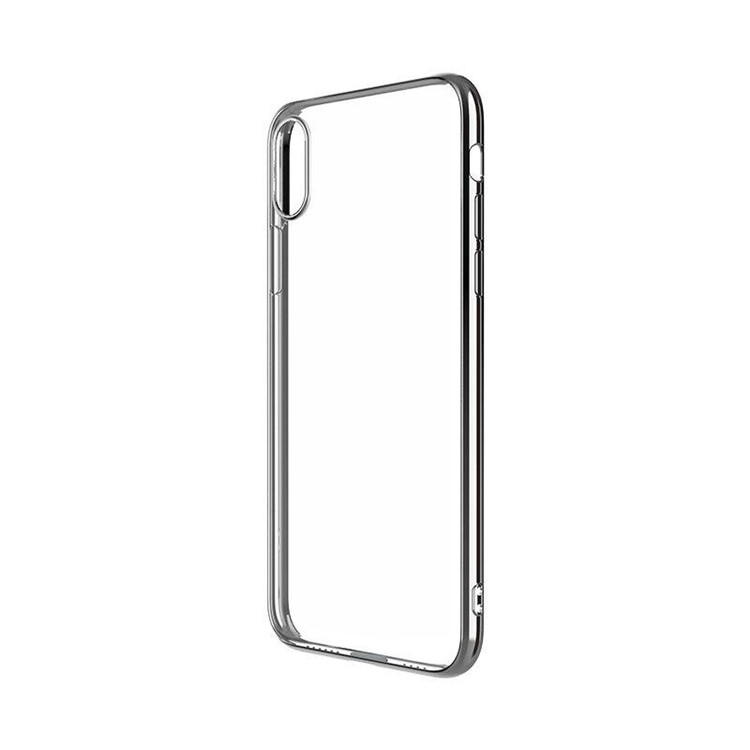 

COMMA Plated PC TPU Hybrid Shell for iPhone XS Max 6.5 inch - Silver, iPhone XS Max 6.5 inch