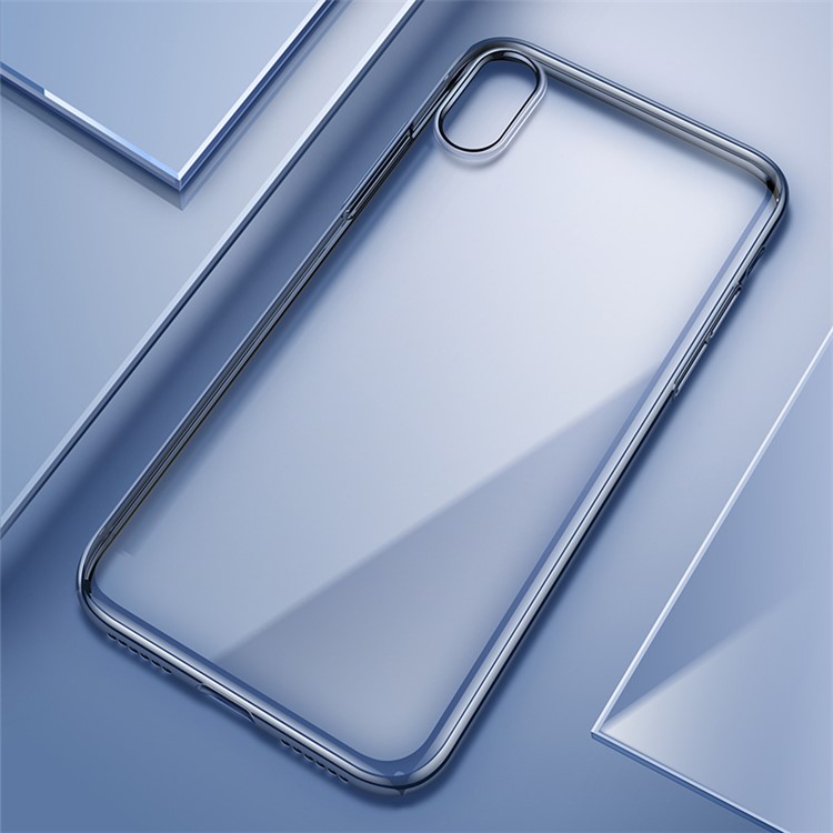

JOYROOM Гальванизированная Крышка Сотового Телефона TPU Для Iphone XS / X 5,8 Дюйма - Серебряный, iPhone Xs