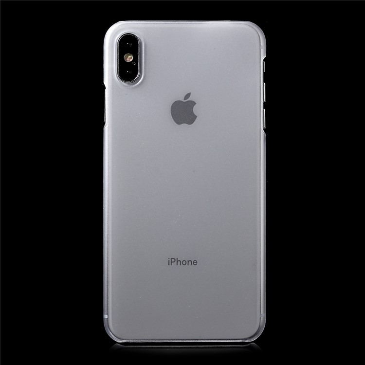 

PC Case Accessory Rubberized Hard Mobile Cover for iPhone XS Max 6.5 inch - Transparent, iPhone XS Max 6.5 inch