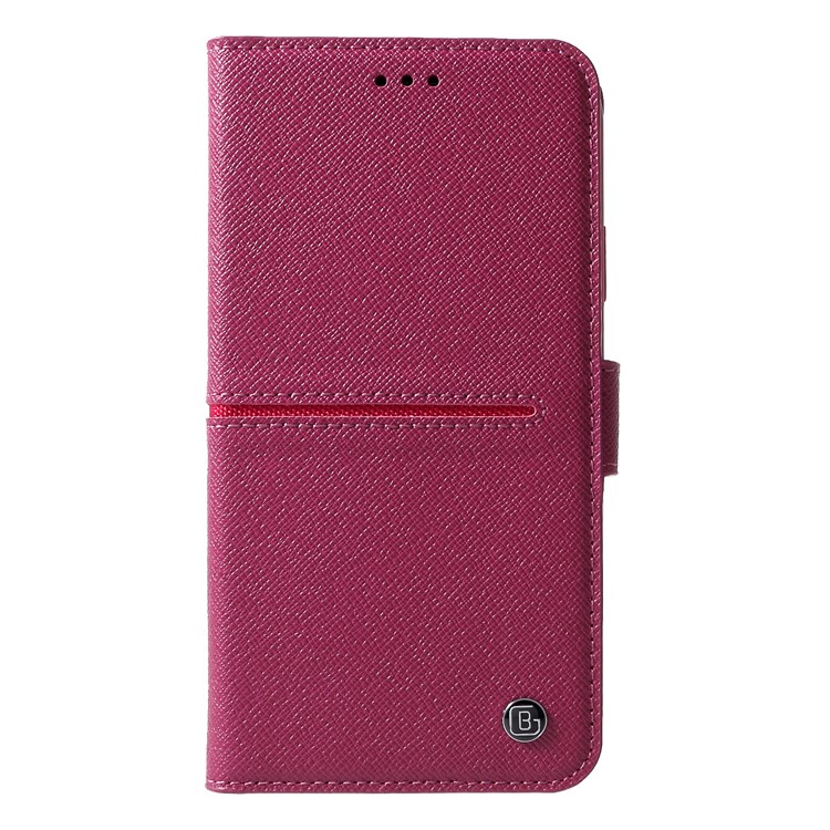 

GEBEI Флип Подлинной Кожи Подставка Для Кошелька Для Iphone XR 6,1 Дюйма - Красный, iPhone XR