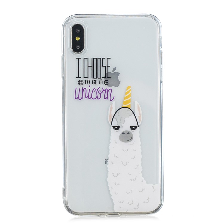 

Шаблонная Печать IMD Крышка TPU Для Iphone XS Max 6.5 Inch - Я Выбираю Быть Единорогом, iPhone XS Max 6.5 inch