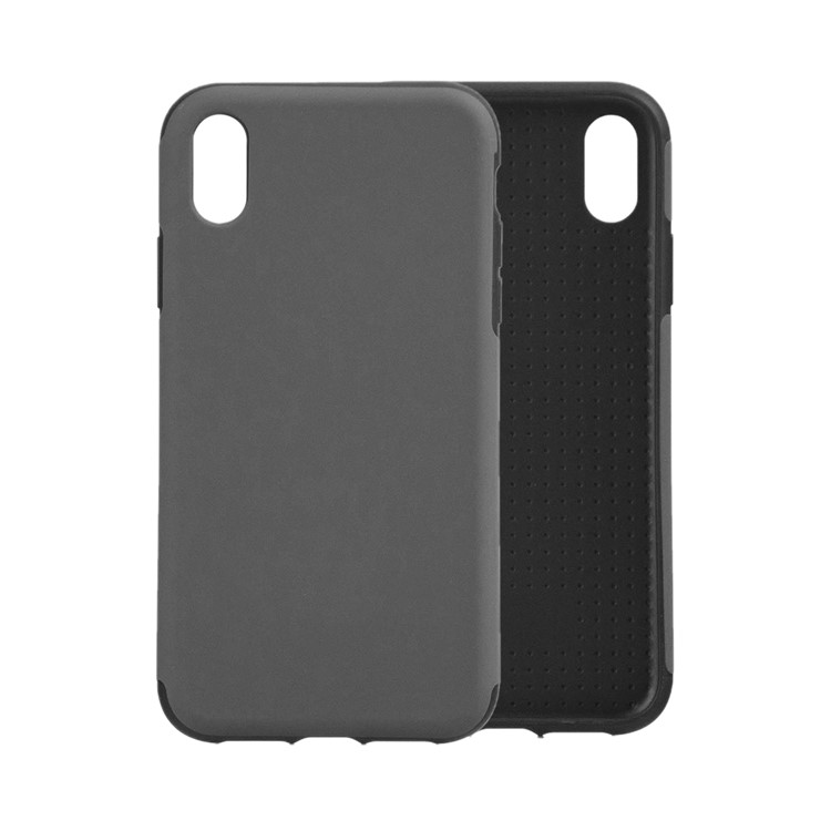 

PU Кожа С Покрытием TPU Anti-drop Мобильный Корпус Для Iphone XR 6.1 Inch - Серый, iPhone XR
