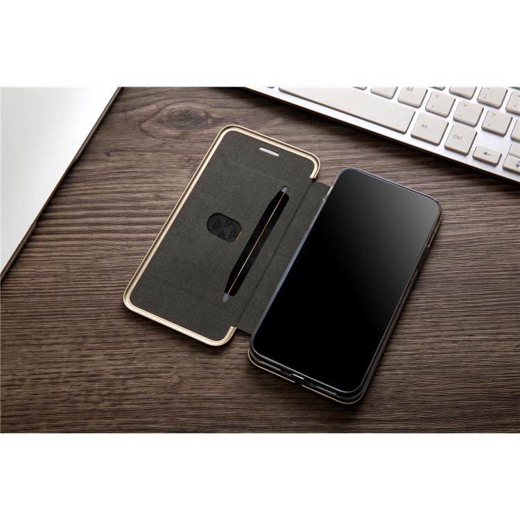 CMAI2 Leather Stand Case with Card Slot for iPhone XS Max 6.5 inch - Black-20