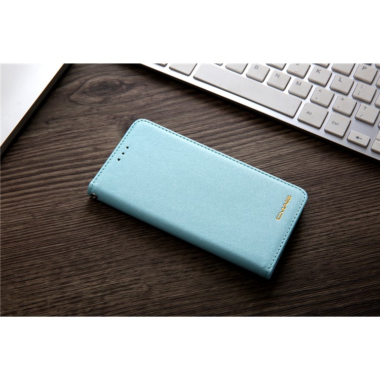 CMAI2 Seda Textura PU Carteira De Couro Tampa Móvel Para O Iphone XS Max 6,5 Polegadas - Bebê Azul-20