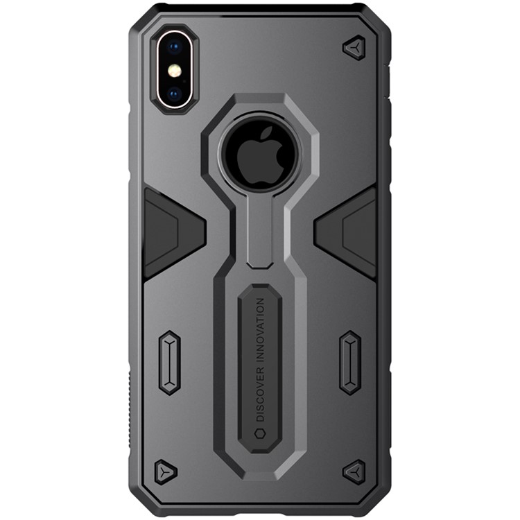 

NILLKIN Defender II Case for iPhone XS Max 6.5 inch Strong PC TPU Combo Back Cover - Black, iPhone XS Max