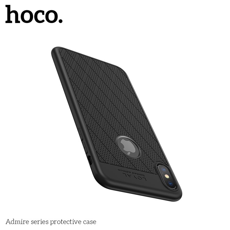 HOCO Admire Series 0.8mm Soft Matte TPU Case for iPhone XS/X 5.8 inch - Black-3