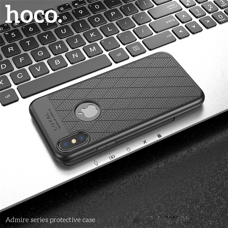 HOCO Admire Series 0.8mm Soft Matte TPU Case for iPhone XS/X 5.8 inch - Black-5