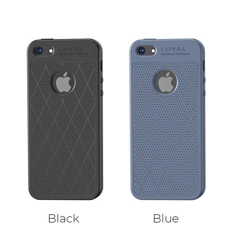 HOCO Bewundern Reihe 0.8mm Weiche Matte TPU Shell Für Iphone Se / 5s / 5 - Blau-2