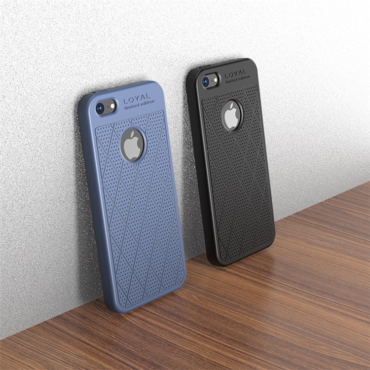 HOCO Bewundern Reihe 0.8mm Weiche Matte TPU Shell Für Iphone Se / 5s / 5 - Blau-4