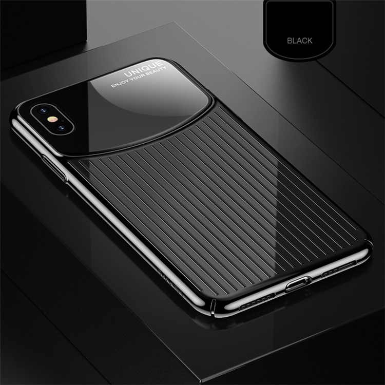 

USAMS PC + Clear Acrylic Combo Phone Casing for iPhone XS Max 6.5 inch - Black