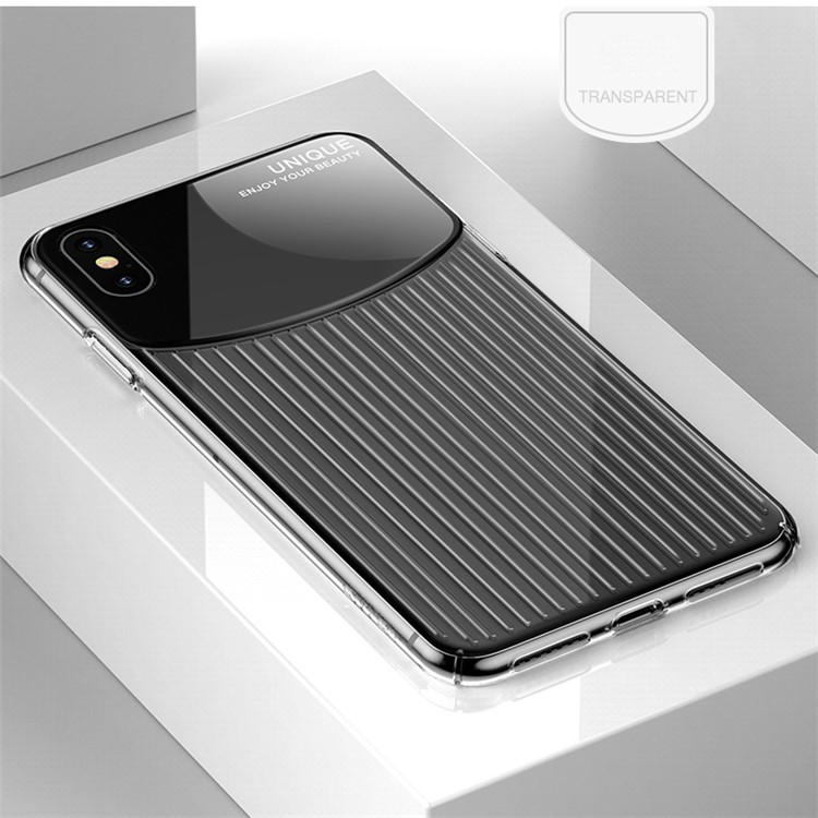 USAMS PC + Clear Acrylic Combo Phone Shell for iPhone XS 5.8 inch - Transparent-1