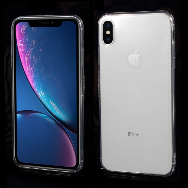 Ultra Thin Clear Soft TPU Case Cover for iPhone XS / X 5.8 inch-1