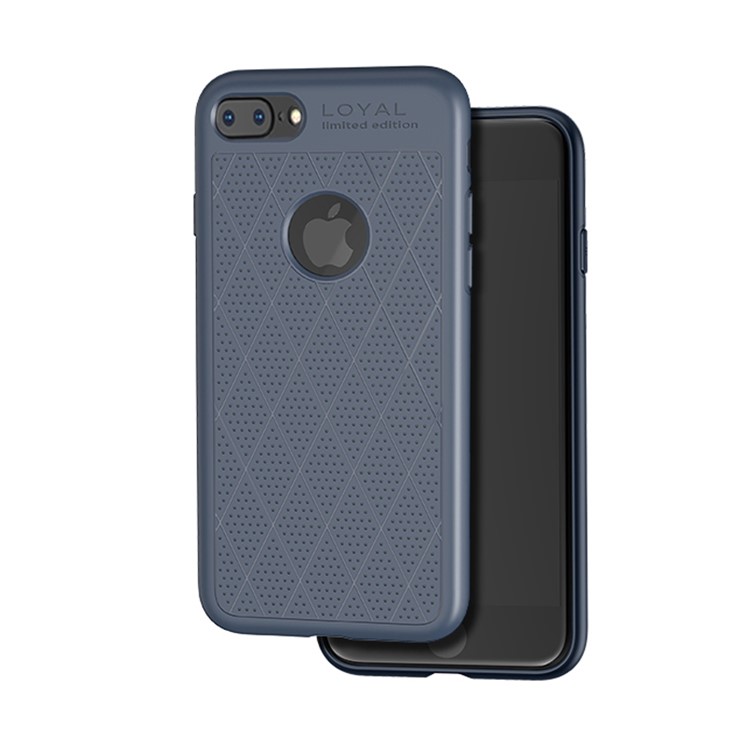 

HOCO Admire Series [Hollow Holes] 0.8mm Frosted TPU Cover for iPhone 8 Plus 5.5 inch - Blue, iPhone 8 Plus