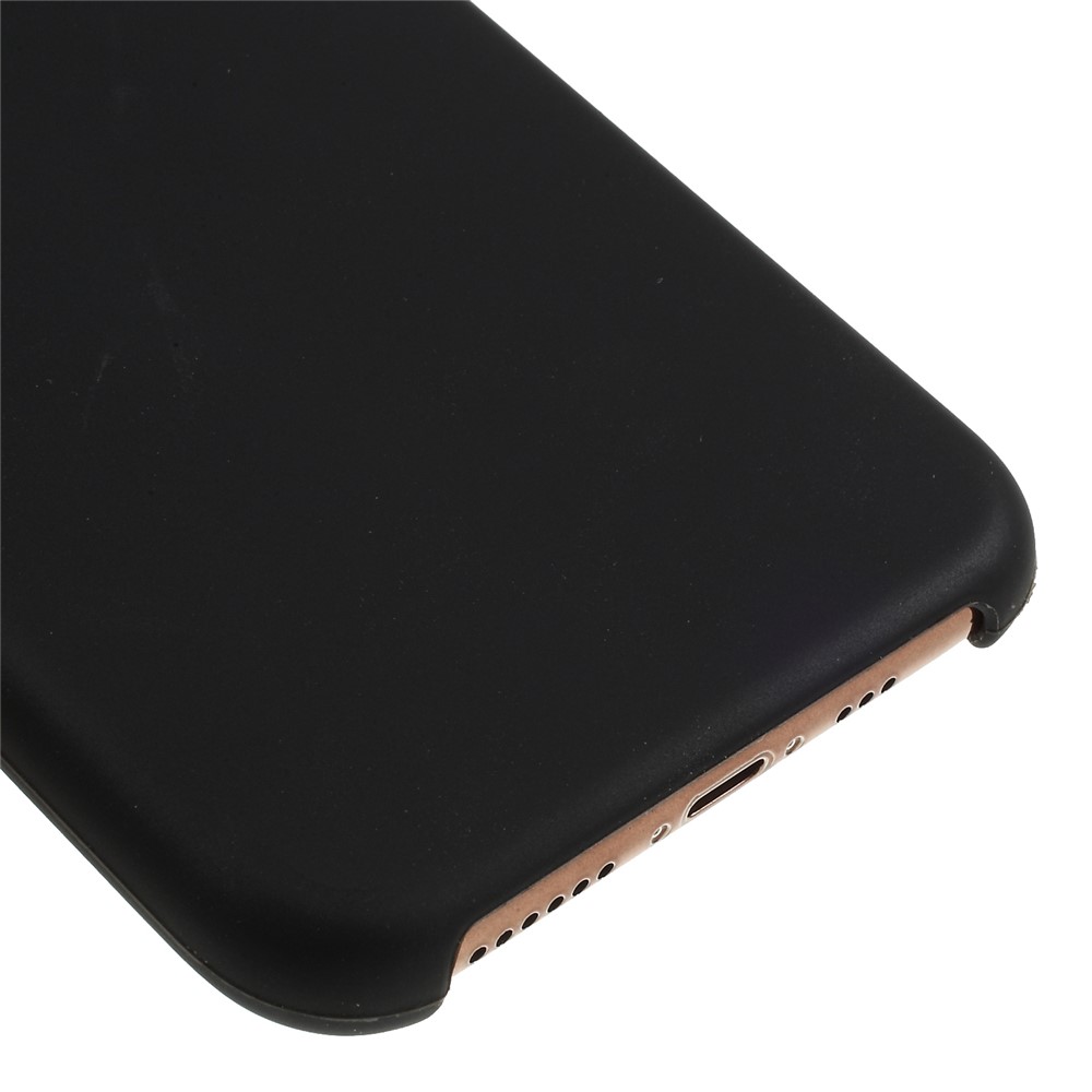 For iPhone XS / X 5.8 inch Solid Silicone Protection Back Cover - Black-5