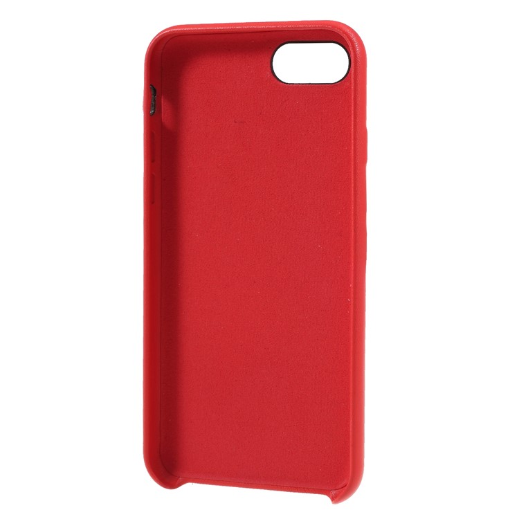 PU Leather Coated PC Mobile Phone Shell for iPhone 8 / 7 4.7 inch - Red-3