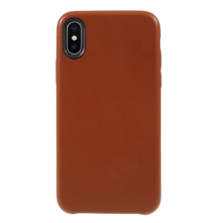 

Для Iphone X PU Кожаный Чехол Корпуса ПК - Коричневый, iPhone X
