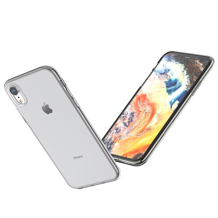 DEVIA Shock-proof Soft TPU Back Case for iPhone XR 6.1 inch - Transparent-6