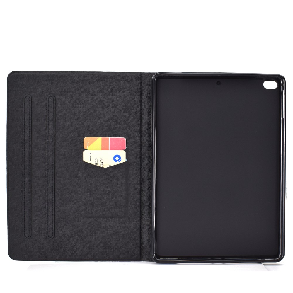 Pattern Printing Leather Stand Case Para Ipad 9.7 Pulgadas (2018) /9.7 Pulgadas (2017)/Air 2/Air - Mariposa Vívida