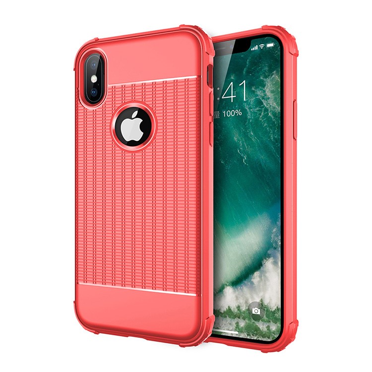 

Drop-resistant TPU Back Case for iPhone XS Max 6.5 inch - Red, iPhone XS Max 6.5 inch