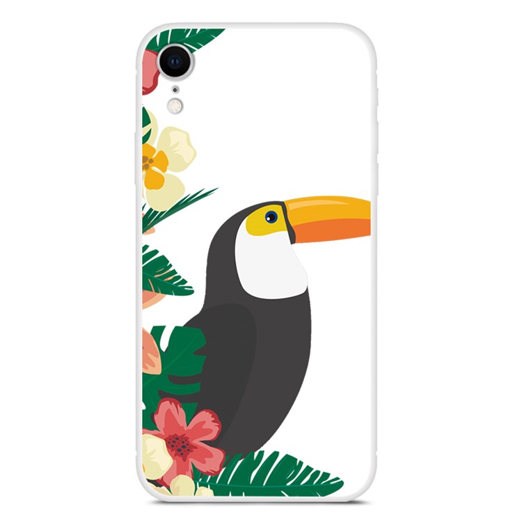 For iPhone XR 6.1 inch Pattern Printing TPU Cellphone Case - Woodpecker-1