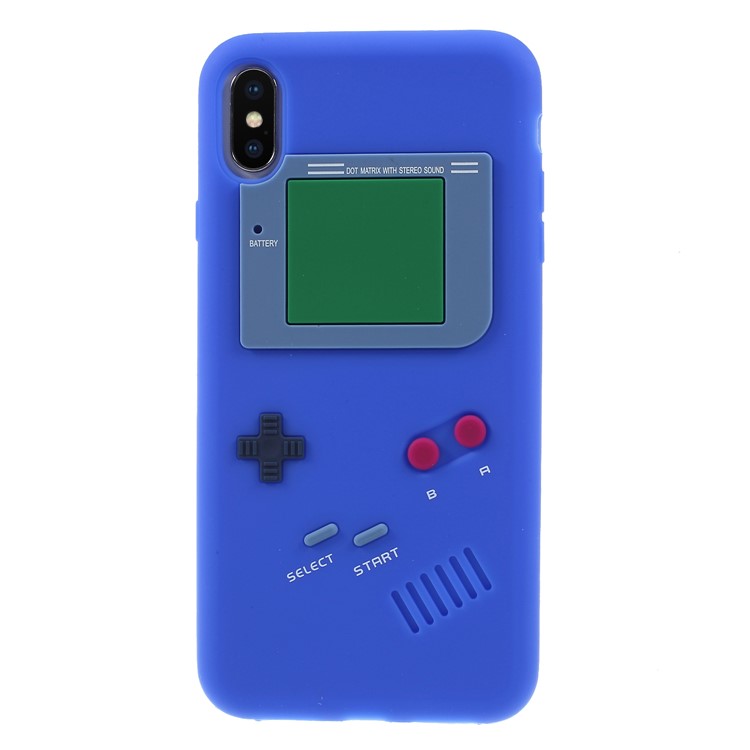 

3D-игрушка Мягкая Силиконовая Защитная Оболочка Для Iphone XS Max 6.5 Inch - Темно-синий, iPhone XS Max