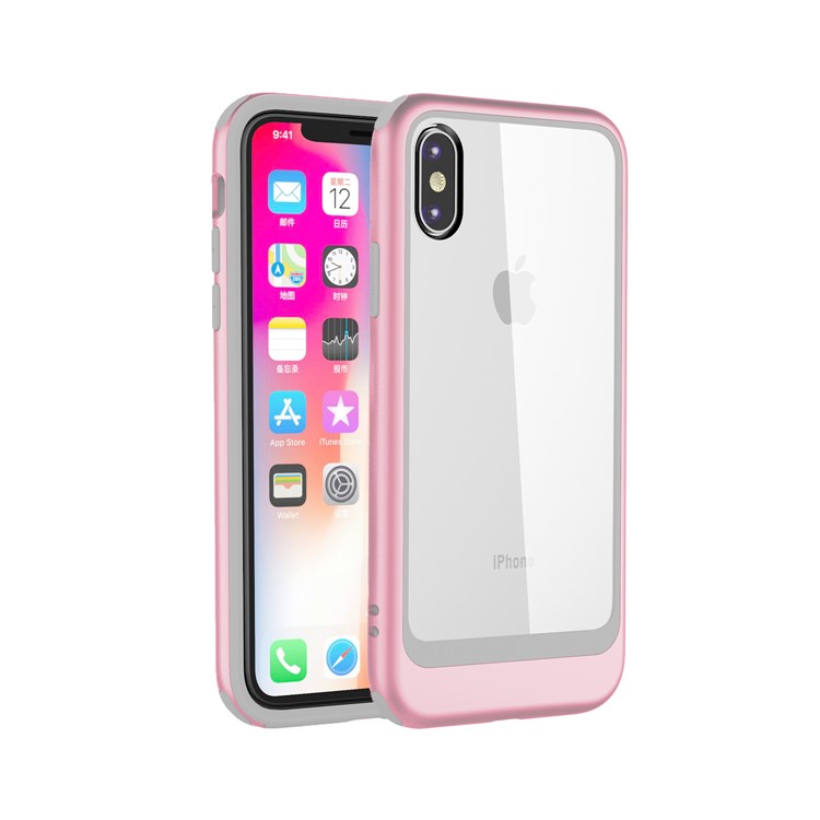 

Detachable Transparent PC TPU Cover Case for iPhone XS Max 6.5 inch - Rose Gold, iPhone XS Max