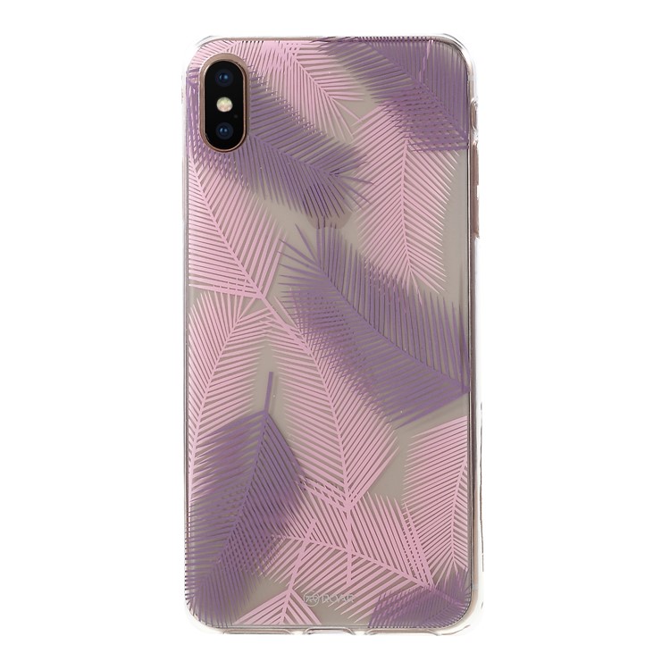 

ROAR KOREA Прочный Гелевый Чехол IMD С Рисунком ПК ТПУ Гибридная Оболочка Для IPhone XS / X 5,8 Дюйма - Розовый / Пурпурный, iPhone Xs