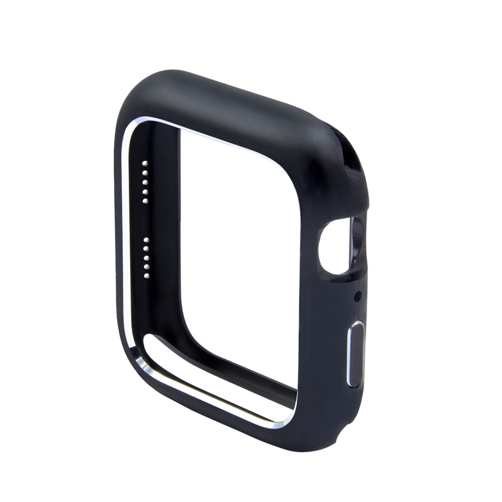 Detachable Magnetic Metal Frame Protective Case for Apple Watch Series 4 40mm/Series 3 2 1 38mm - Black-3