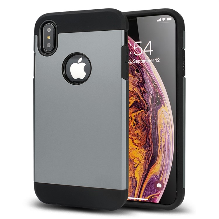 

Защитный Чехол Для Мобильного Телефона TPU + PC Для Iphone XS / X 5,8 Дюйма - Серый, iPhone Xs