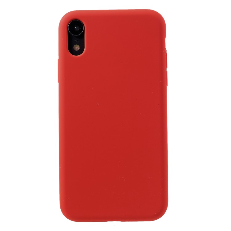 MUTURAL Soft Liquid Silicone Case for iPhone XR 6.1 inch - Red-2