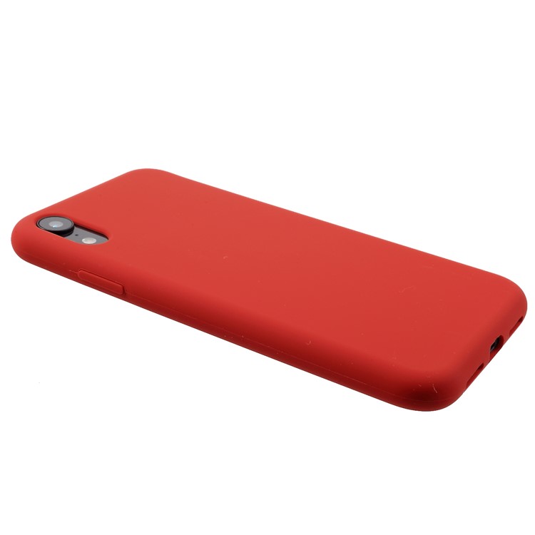 MUTURAL Soft Liquid Silicone Case for iPhone XR 6.1 inch - Red-3