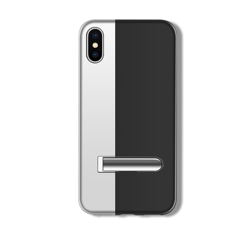 

Для Iphone XS Max 6.5 Дюймов [левая И Правая] [магнитное Притяжение] Подставка Для Пластиковых Корпусов Подставки - Серебряный / Черный, iPhone XS Max