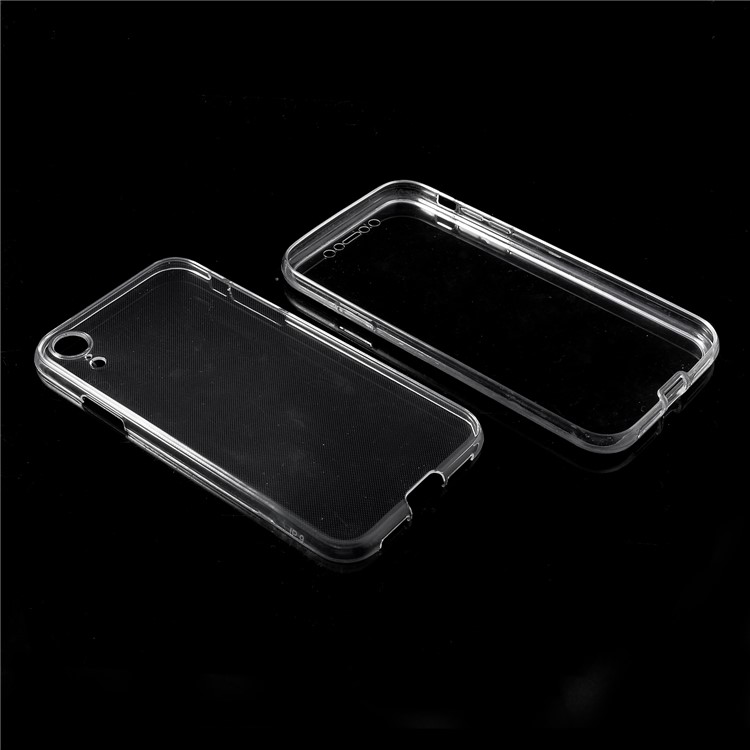 Acrylic Front + TPU Back 2-in-1 Touchable Phone Cover for iPhone XR 6.1 inch-7