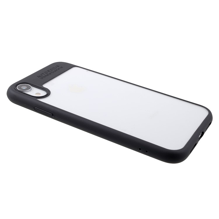 copertura In Silicone + Acrilico Posteriore In Acrilico Per IPhone XR Da 6,1 Pollici - Nero-4