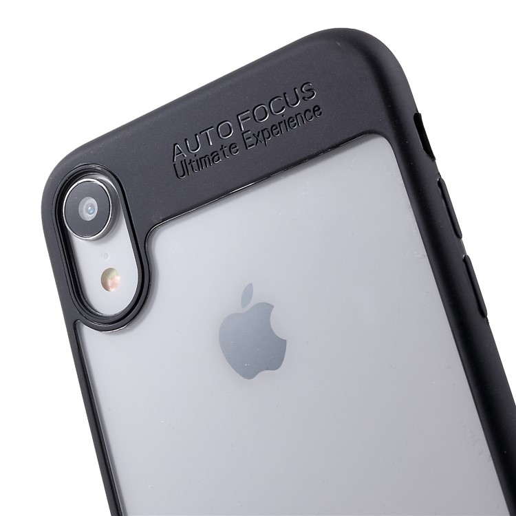 copertura In Silicone + Acrilico Posteriore In Acrilico Per IPhone XR Da 6,1 Pollici - Nero-5