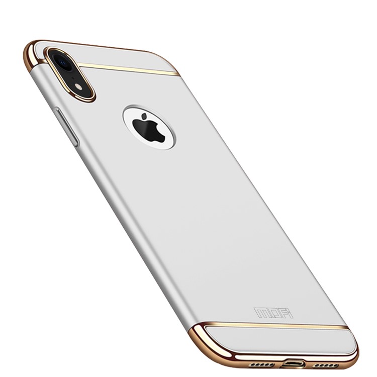 

Защитная Серия MOFI Съемный 3-в-1 [гальванический] Корпус Для ПК Для Iphone XR 6.1 Inch - Серебряный, iPhone XR 6.1 inch