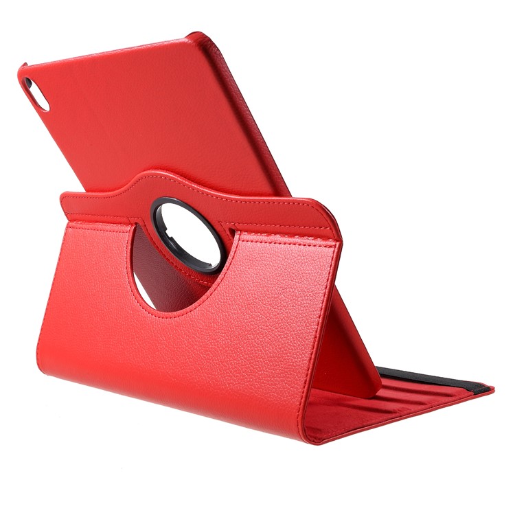 Litchi Texture 360 Degree Rotary Stand Leather Cover for iPad Pro 12.9-inch (2018) - Red-5