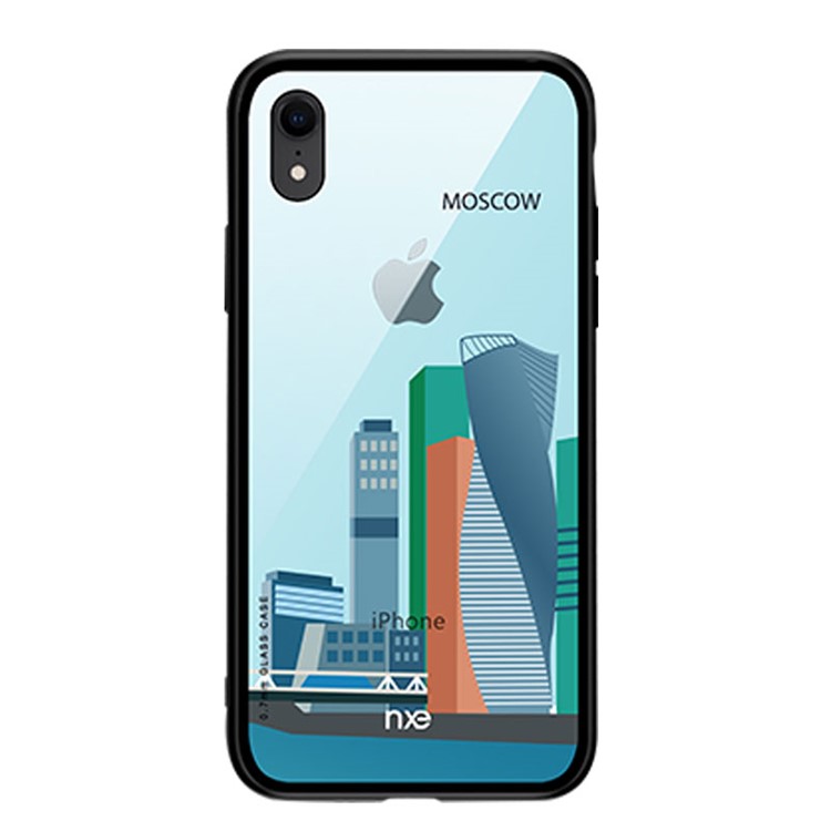 

NXE-образная Печать Закаленное Стекло Назад + Bayer TPU Гибридная Крышка Для Iphone XR 6.1 Inch - Москва, iPhone XR