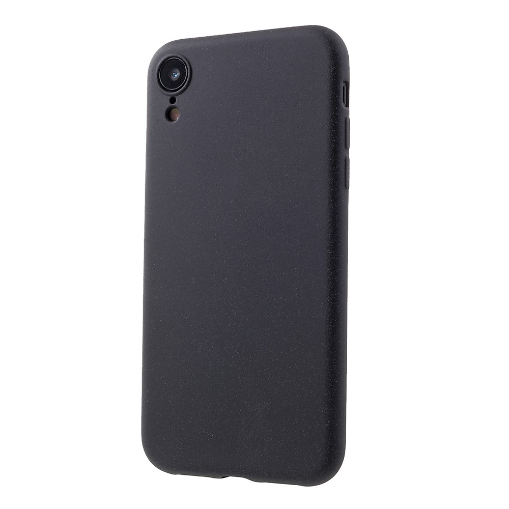 Escudo Macio Do Telefone Da Pele-toque Da Caixa TPU Matte Para O Iphone XR 6,1 Polegadas - Preto-3