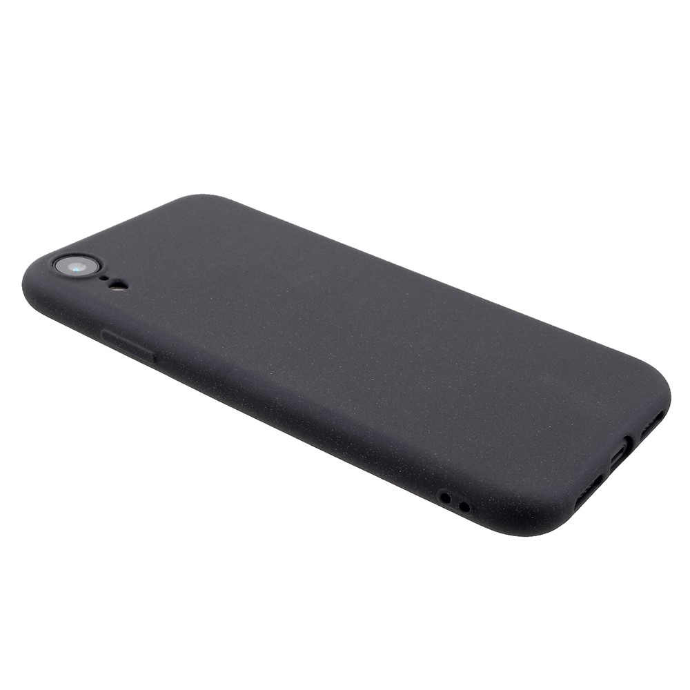 Escudo Macio Do Telefone Da Pele-toque Da Caixa TPU Matte Para O Iphone XR 6,1 Polegadas - Preto-4