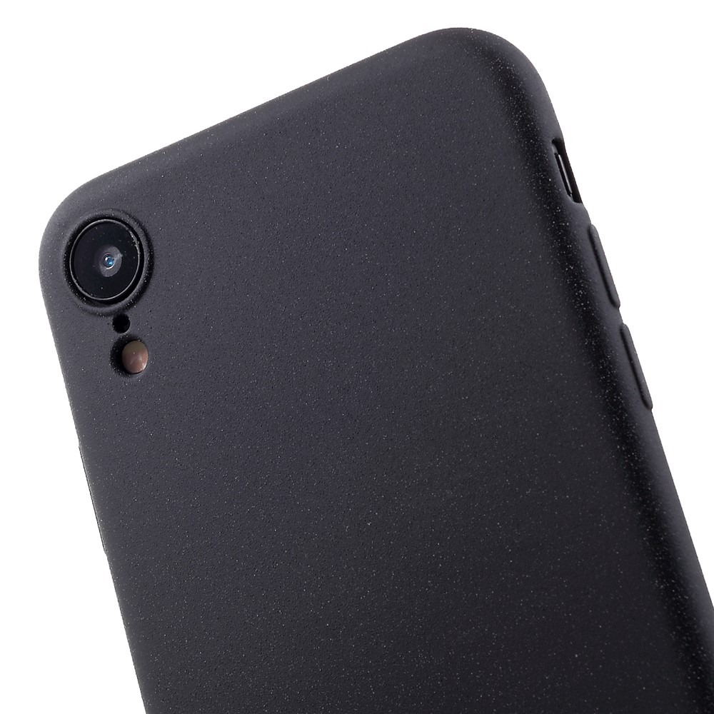 Escudo Macio Do Telefone Da Pele-toque Da Caixa TPU Matte Para O Iphone XR 6,1 Polegadas - Preto-5