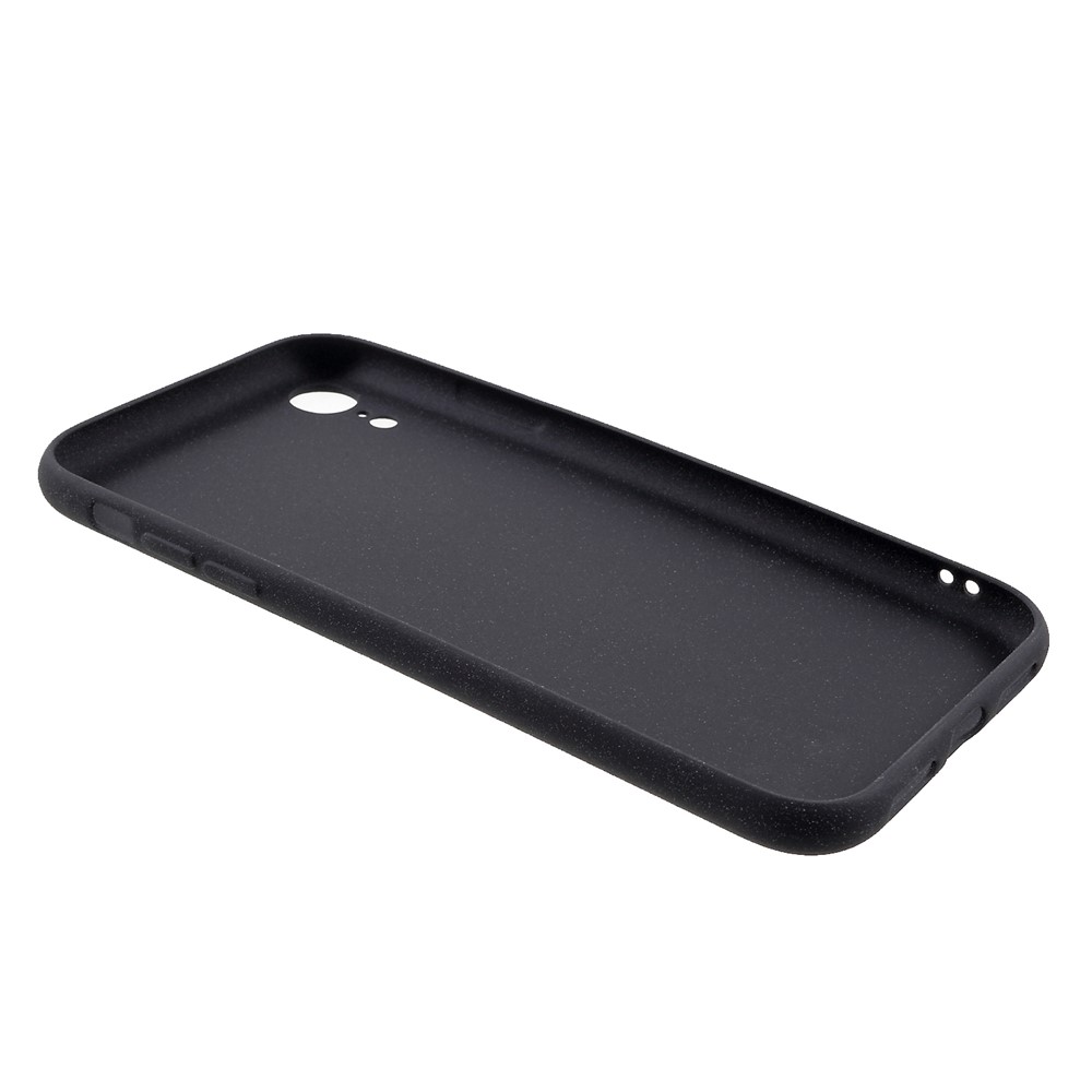 Escudo Macio Do Telefone Da Pele-toque Da Caixa TPU Matte Para O Iphone XR 6,1 Polegadas - Preto-6