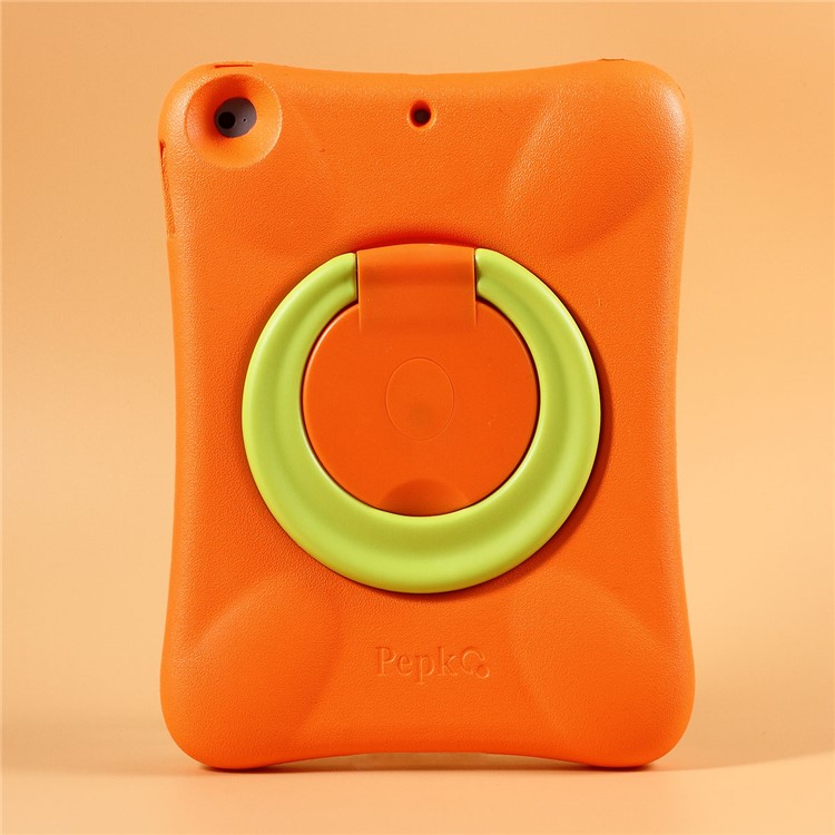 

PEPKOO Cool EVA Ударопрочная Оболочка Для Планшетов С Поворотным Подставкой На 360 Градусов Для Ipad 9,7 Дюйма (2018) / (2017) - Оранжевый / Зеленый, iPad 9.7-inch (2018)