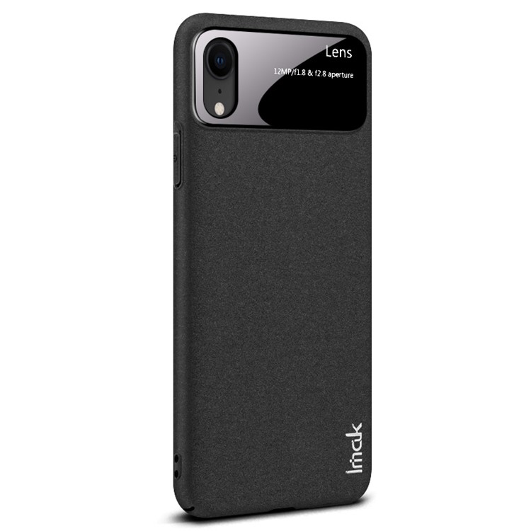 IMAK Jazz Lens Cowboy Matte PC Mobile Case + Screen Protector for iPhone XR 6.1 inch - Black-2