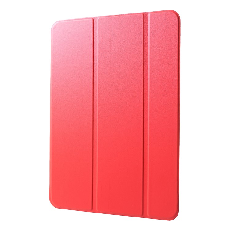 Tri-fold Stand PU Leather Tablet Shell for iPad Pro 11-inch (2018) - Red-3