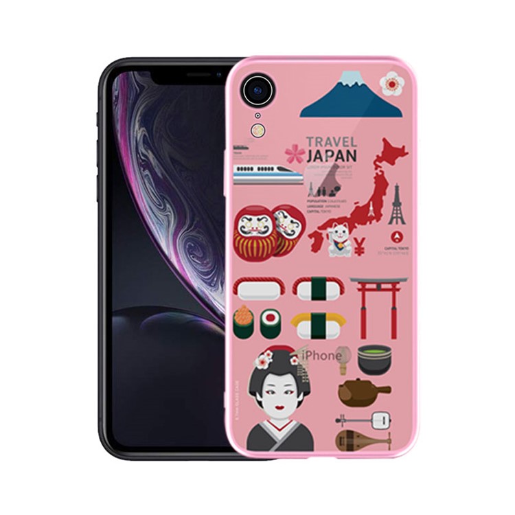 

NXE С Рисунком Из Стекла + Мягкий Чехол Для Гибридного Телефона TPU Для Iphone XR 6.1 Inch - Путешествия Япония, iPhone XR